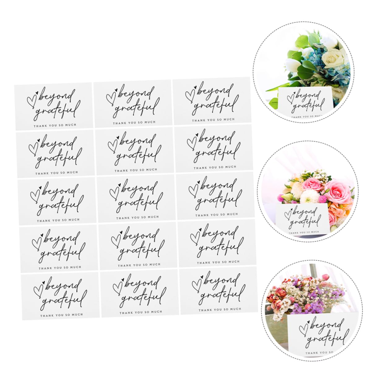 DOITOOL 5 Series Tarjetas De Agradecimiento Con Sobres Tarjetas Negocios Bodas Y Celebraciones Y Pedidos Salones De Boutiques Y Panaderías 150 Piezas X 5