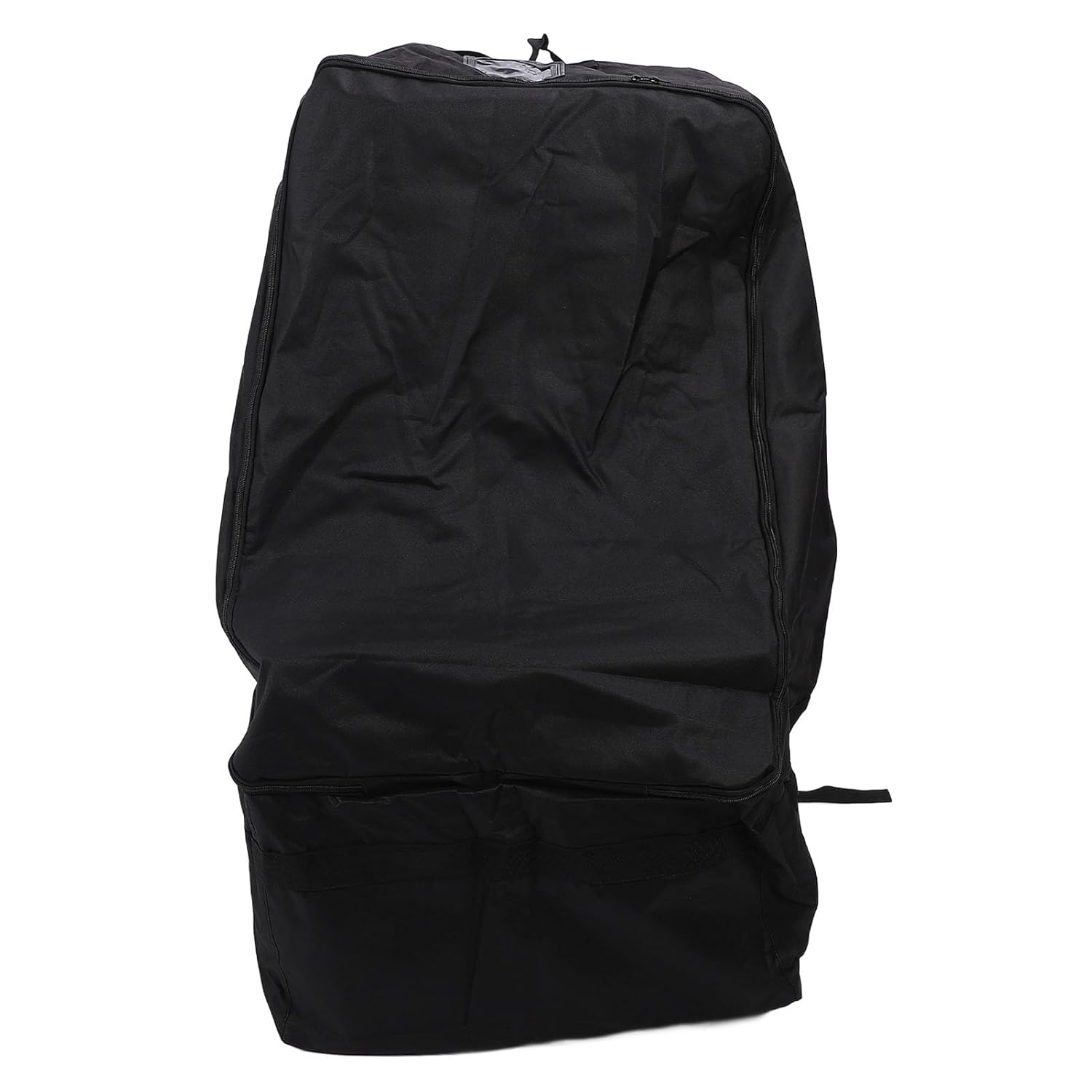 Stroller Bag 600D Oxford Cloth Black Zip Closure Child Safety Seating Bag for Travel Transport