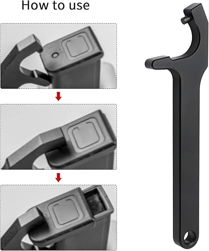 Miniatura 5 de FOCUHUNTER Kit de herramientas de visión delantera, herramienta de extracción de placa mag, herramienta de desmontaje de revistas, herramienta de