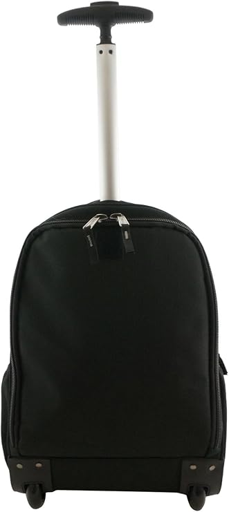 Rolling Backpack School Backpacks with Wheels Deluxe Trolley Book Bag Multiple Pockets