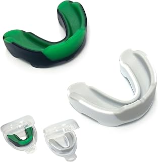 2 Pack Adult & Youth Football Mouthguard - More Durable Mouthpiece with Case for Youth Sports, Boxing, Lacrosse, Hockey, Basketball, MMA, Rugby