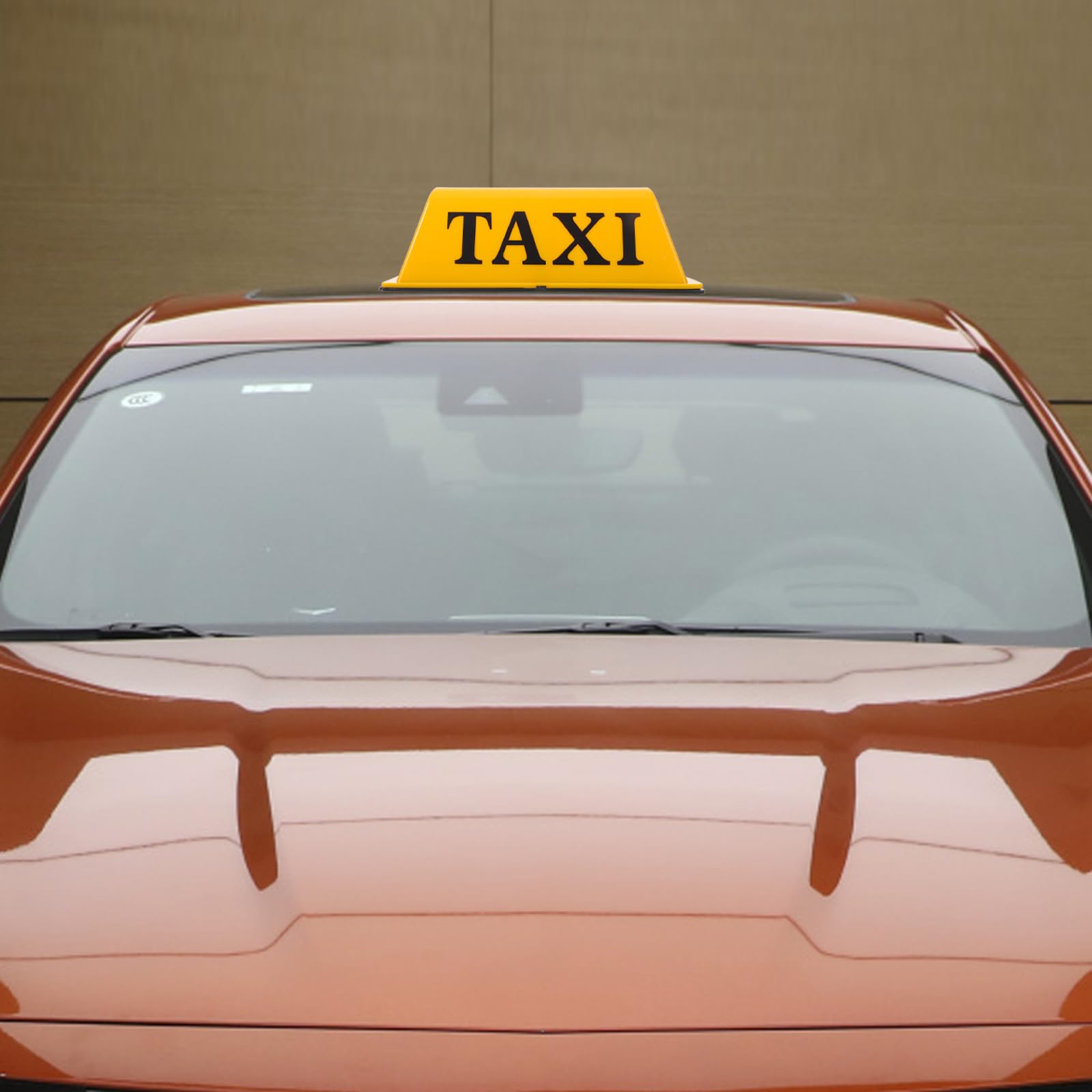 Lampada da Tetto Taxi Magnetica Gialla per Auto con Luce LED Superiore, Segnale Illuminato Compatibile, Installazione Semplice per Guida Notturna Sicura