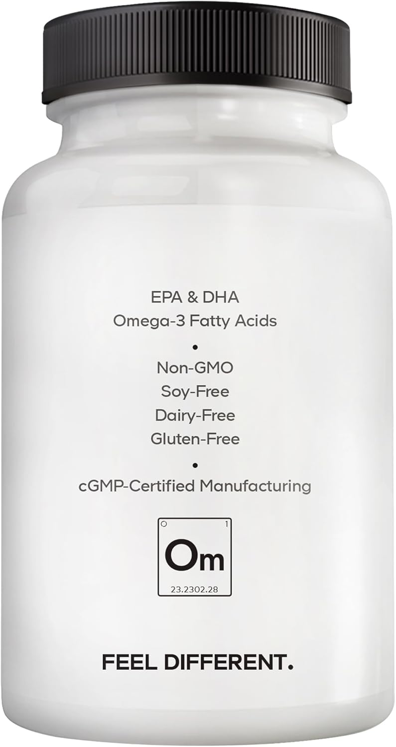 Amen Omega-3 Supplement - 1500mg High-Potency Daily Omega 3 - EPA and DHA Fatty Acids Fish Oil - 45-Day Supply - Fatty Acid Supplements - Fish Oil Pills - Non-GMO - 90 Soft Gels Capsules