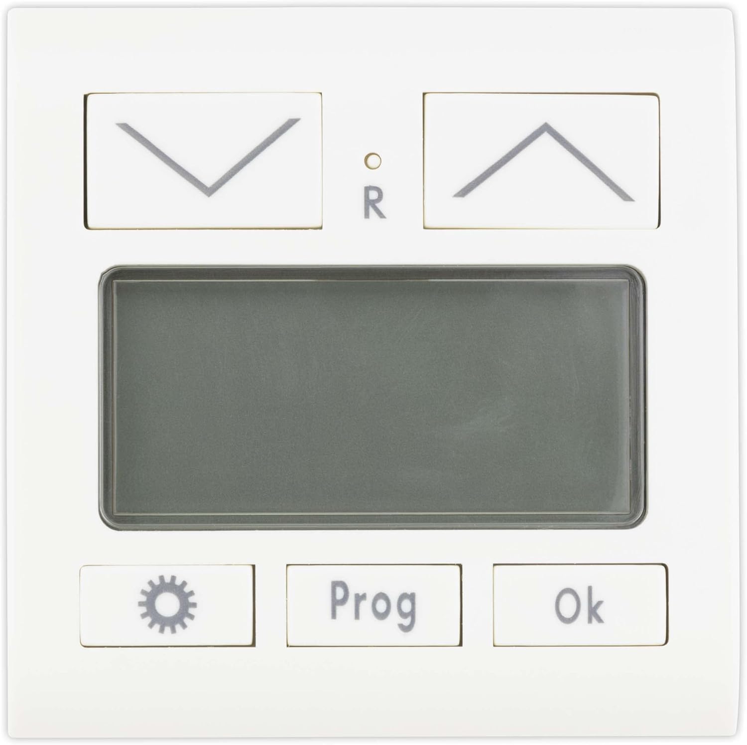 REV 0236640206 Quadro Cover Timer, Control Panel for Blinds and shutters, White, Zeitschaltuhr