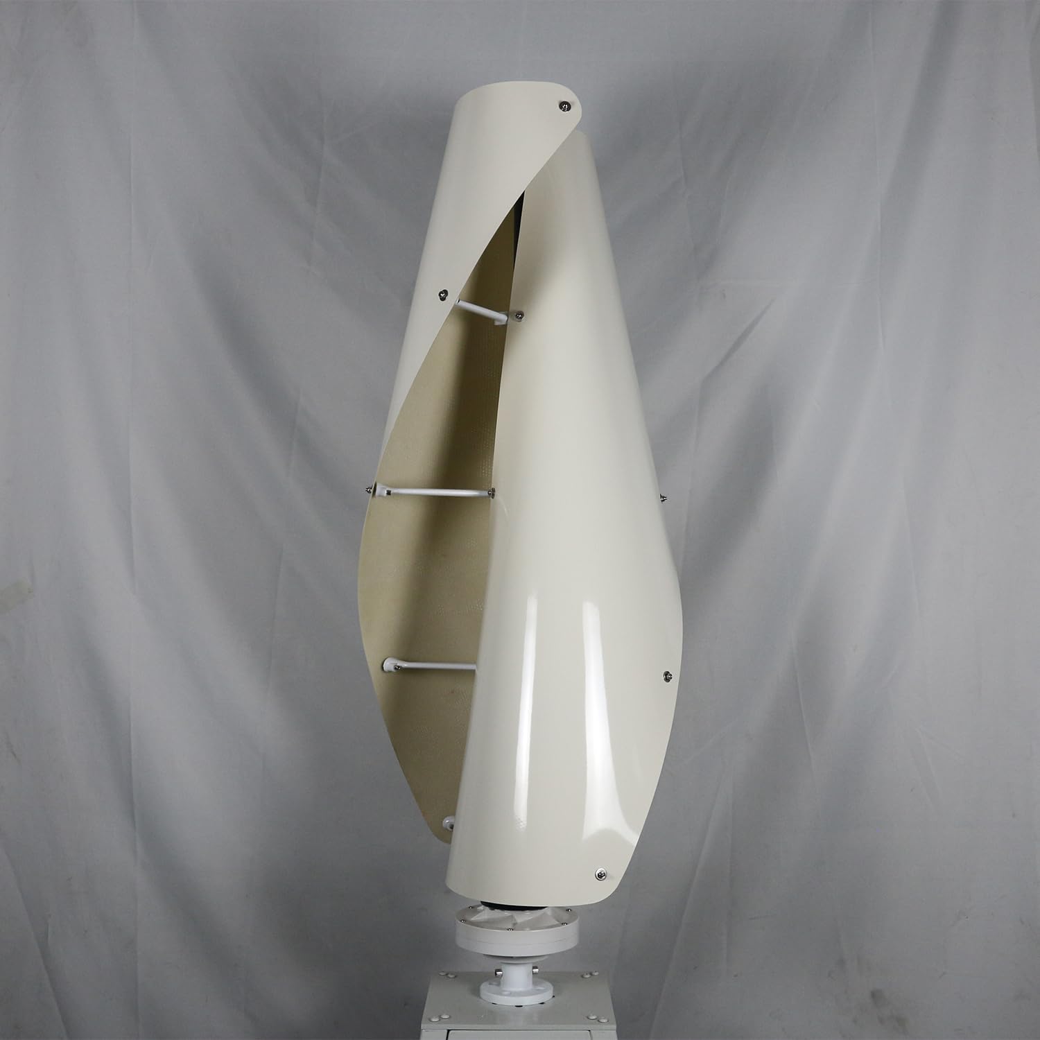 3000W 48V 96V 120V 220V Vertikale Windkraftanlage, Maglev Windgenerator, Darrieus-Savonius Hybrid-Turbine, 2M Rotorblätter,Komplette Windturbinen-Set (120, Volt)