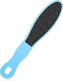Double Sided Foot File Pedicure Foot Care Repair Tool Reusable Foot Scraper Hard Skin Remover Calluses Dead Skin Remover for Feet Foot Rasp File Foot Scrubber for Peel Wet Dry Cracked Feet Heel (Blue)