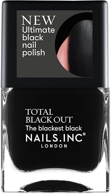 Nails Blackfriars Matte Black Nail Polish, 14ml
