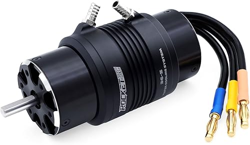 Surpass Hobby Rocket 3680 1100kv Motor sin escobillas con chaqueta de refrigeración por agua para barco RC (1100kv)