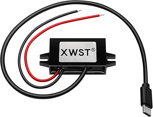 Vista 8 de DC a DC 12V a 5V 3A 15W 15W con adaptador de corriente de salida micro USB, convertidor de adaptador de corriente de 8V-22V a 5V Regulador