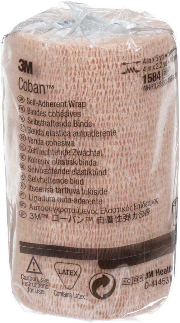 Coban™ Self-Adhesive Wrap, Sterile, 4" x 5 Yard Roll (881584S) Category: Bandages and Dressings - Image 2