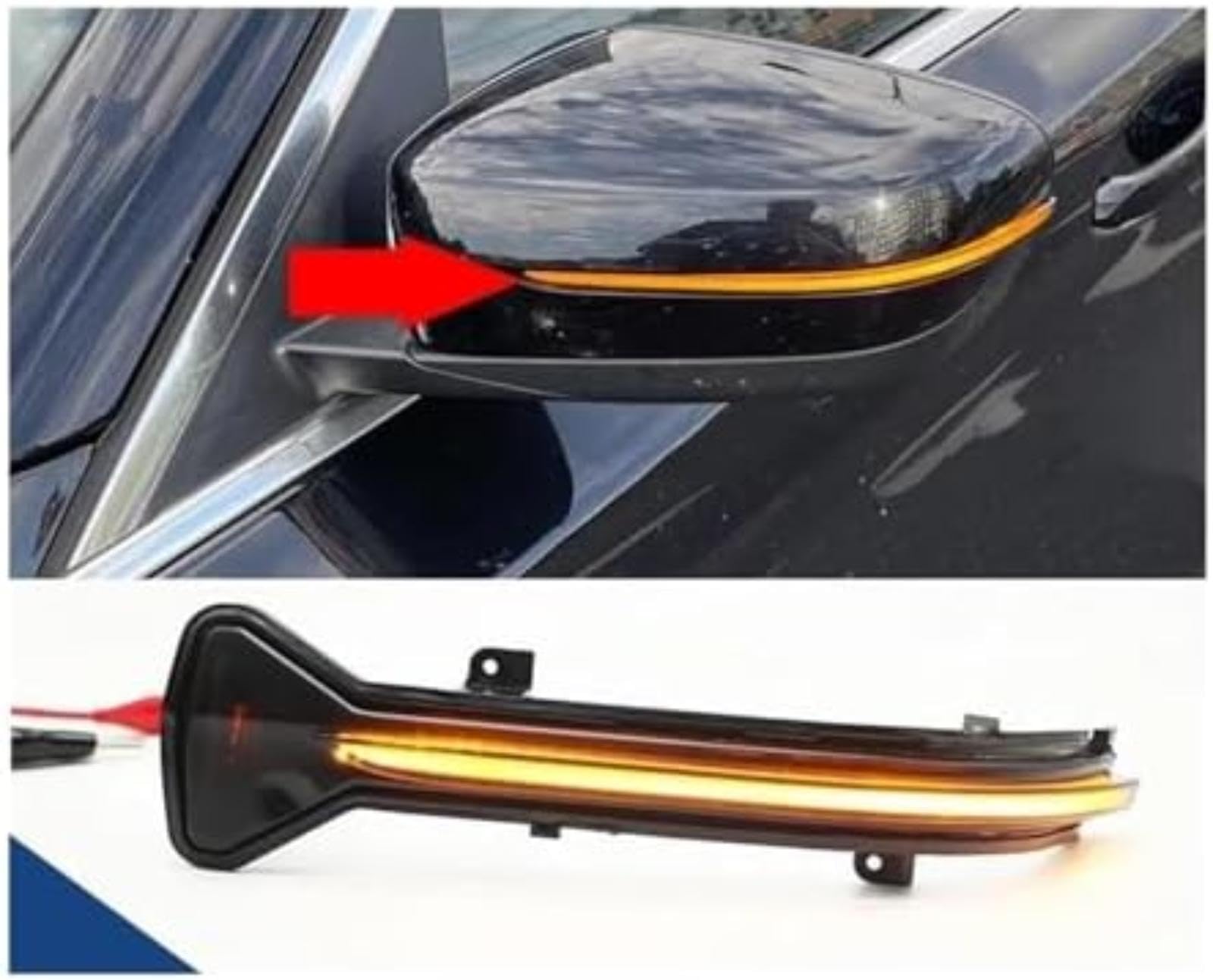 Dla BMW I4 3 5 6 7 8 Series 2016-2023 kierunkowskaz w lusterku samochodowy dynamiczny kierunkowskaz migacz montaż lampy sekwencyjny Lampka sygnalizacyjna w lusterku (Right Hand Drive)