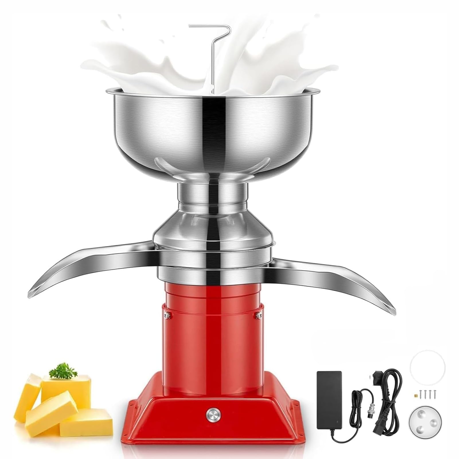 Machine de séparation d'écumoire de lait de vache et chèvre électrique 50 L/H