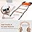 GHB Pro Agility Ladder 2 Pack Agility Training Ladder Speed 12 Rung 20ft with Carrying Bag (Orange)