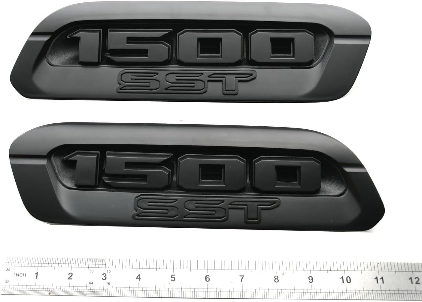 Pair New 1500 SST Right Side RH Hood Emblem Replacement for 2025 Ram 1500 68563849AB 68563848AB (Matte)