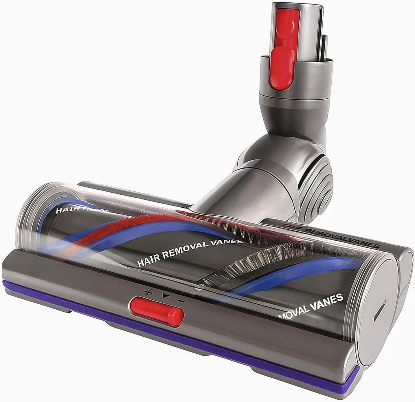 High Torque Brush Head Replacement for Dyson V7 V8 V10 V11 V15 Anti-Tangle Vacuum Head with Adjustable Suction Power Motorhead Attachment and Parts for Carpets &amp; Hard Floors,Parts No. 970100-04 &amp; 05