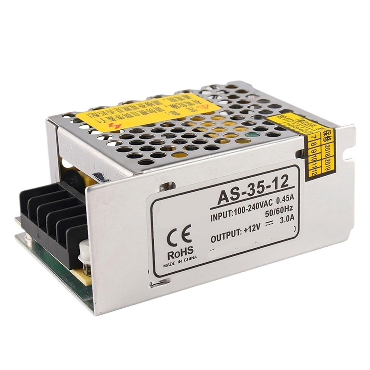 AS-35-12 Mini 35W 12V 3.0A Small Volume Switching Mode Power Supply SMPS 1Pcs