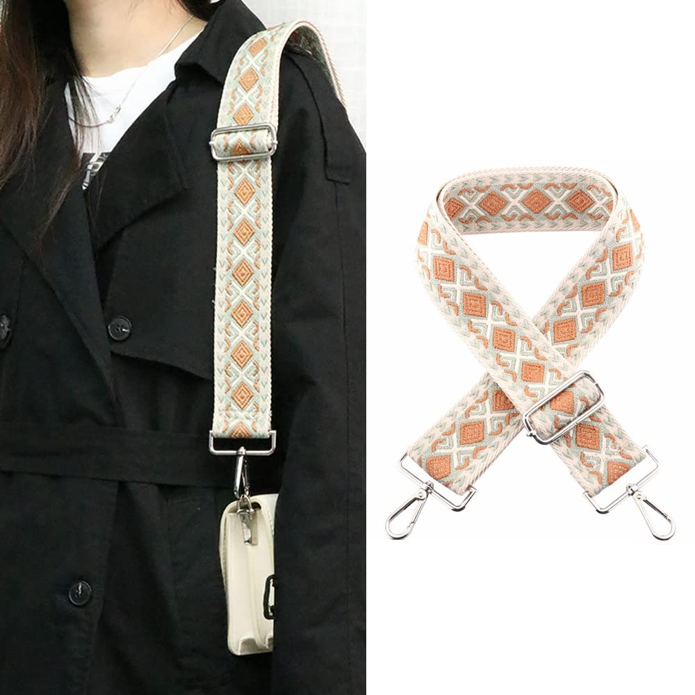 Bandoulière Réglable Pour Sac à Main - 3,8 Cm De Large Avec Mousqueton Doré, 80 à 130 Cm