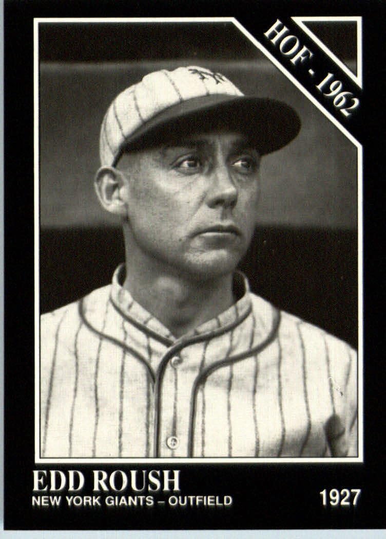 1991 Conlon Collection Sporting News Baseball Card 55 Edd J. Roush