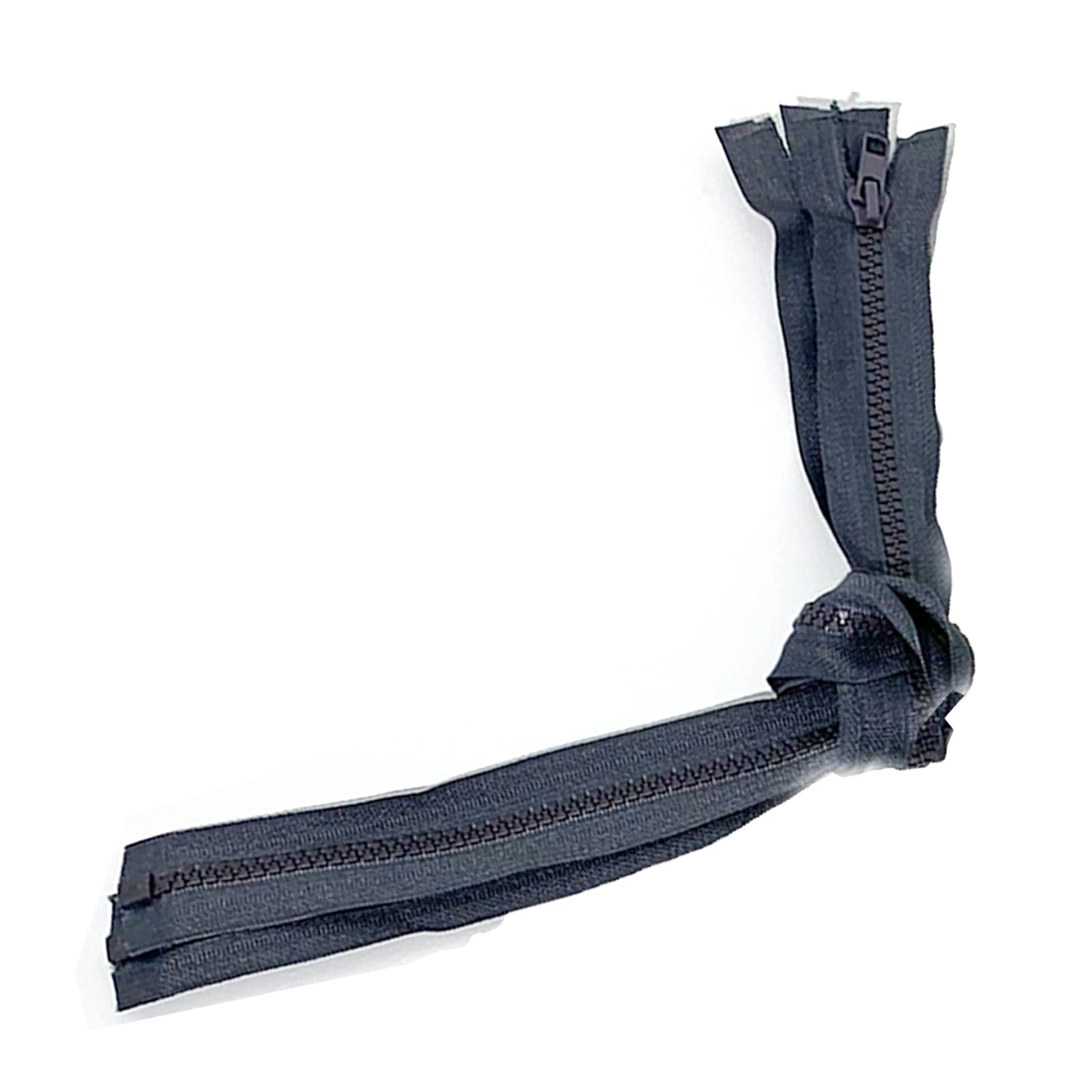 2 Stück Kunststoff-Reißverschluss 5# – Teilbar, 8 Längen (30-100 Cm), 20 Farben, Für Jacken & Nähen