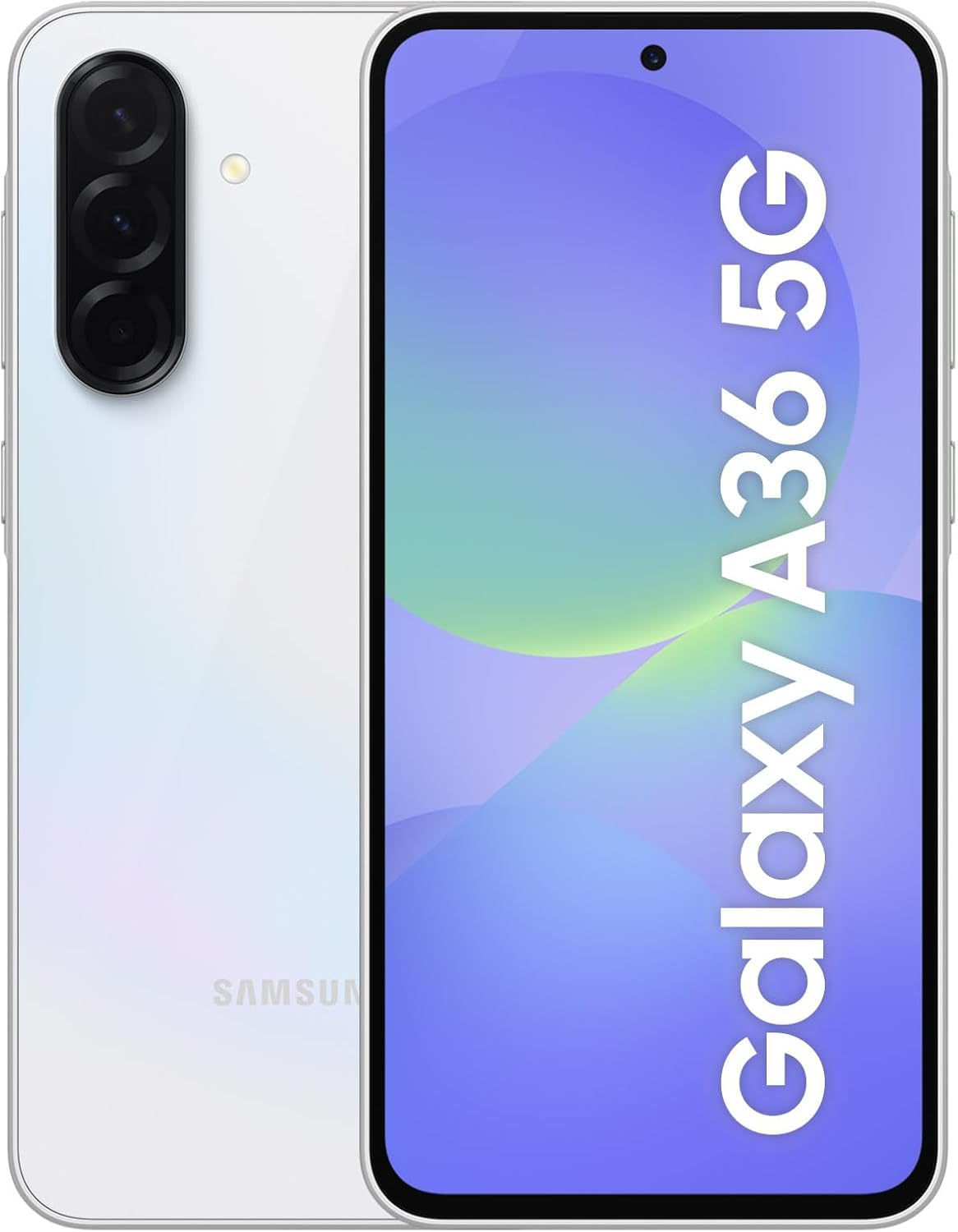 SAMSUNG Galaxy A36 5G Ai (for Tmobile Mint Tello & Global) (128GB + 8GB) NFC Version Latina Unlocked SM-A366E/DS 6.6" 120Hz 50MP Triple (Awesome White SM-A366EZADTPA)