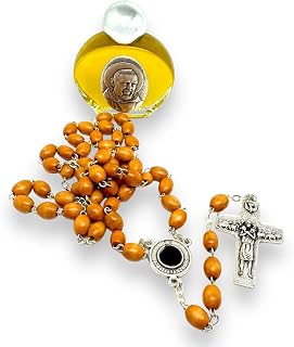 Serenity Rosary with Relic of Padre Pio and Blessed Oil