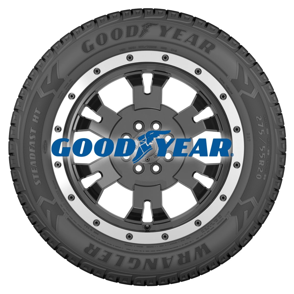 Goodyear Wrangler Steadfast HT All-Season Tire, 275/60R20, Set of 1