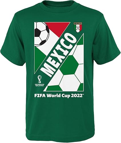 Outerstuff Camiseta de manga corta de la FIFA World Cup Futbol Nation para hombre