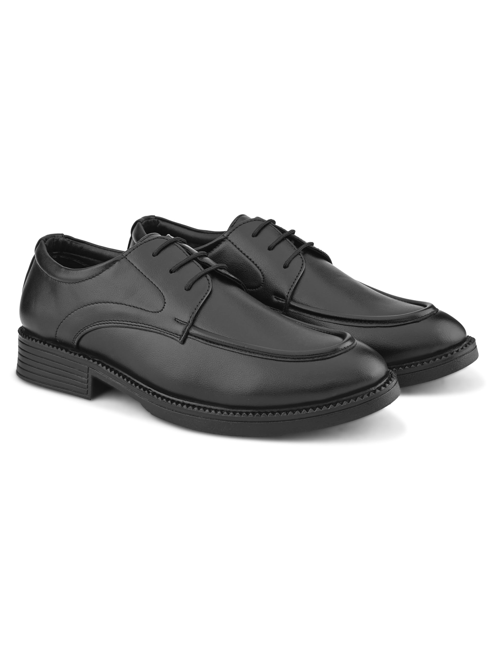 Mens Terravia Solid Formal Officewear Lace Up Derby Shoes | Memory Foam Padded Insole | Premium Craftsmanship | Classic | Timeless | Durable-image-22
