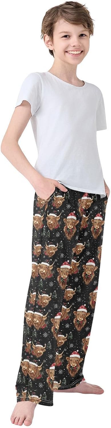 senya Christmas Pajama Pants Green Grid Pattern Long Sleep Pants Lounge Bottoms - Image 6