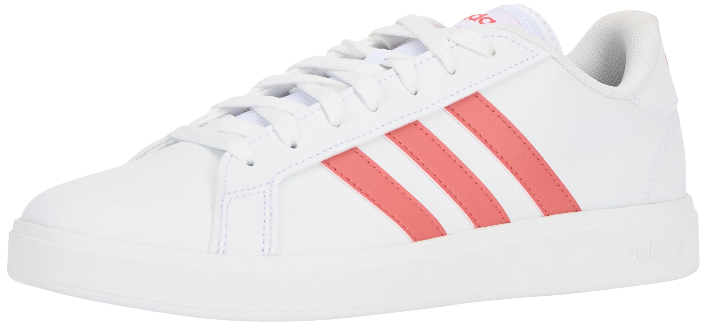 adidas Grand Court TD Lifestyle Court Casual Shoes, Zapatillas Hombre, Cloud White/Preloved Scarlet/Cloud White, 43 1/3 EU
