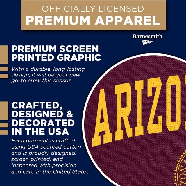 Image of Ivysport Crewneck Sweatshirt for College, Heritage Logo, Color, Adult Unisex