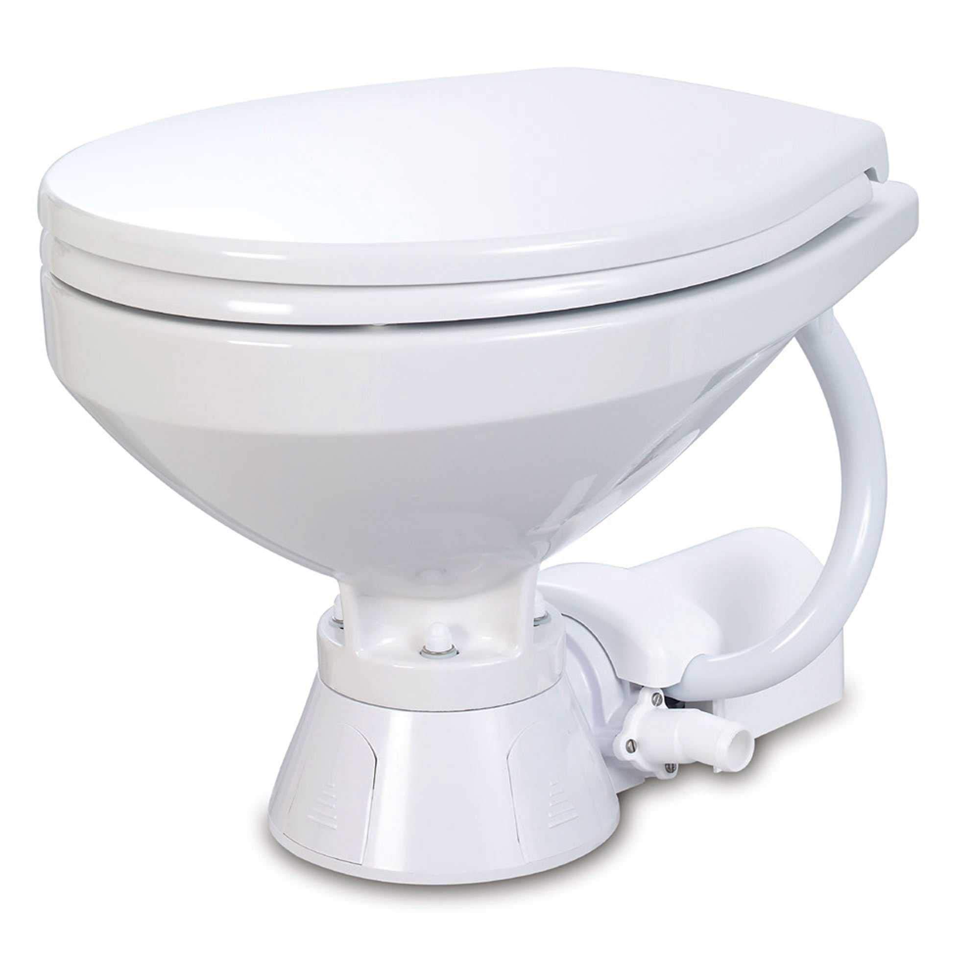 Jabsco 37010-4192 Electric Marine Toilet Regular Bowl 12 Volt Soft Close Boating Head