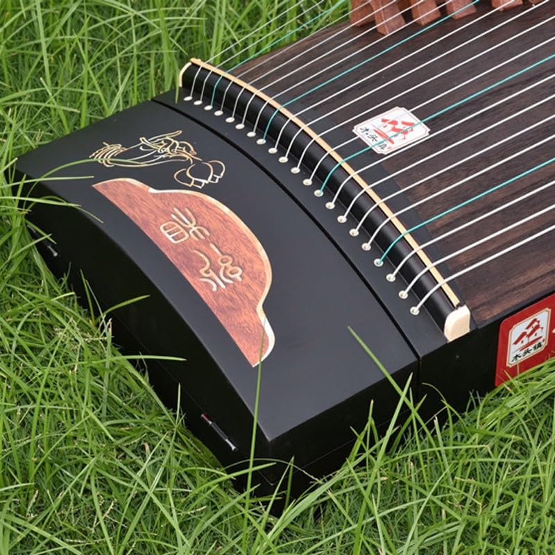 JITEM Guzheng, Traditional Chinese 21-String Instrument, Handmade Solid Wood Performance-Grade Guzheng, Suitable for Beginners and Professionals(Color:11), Size