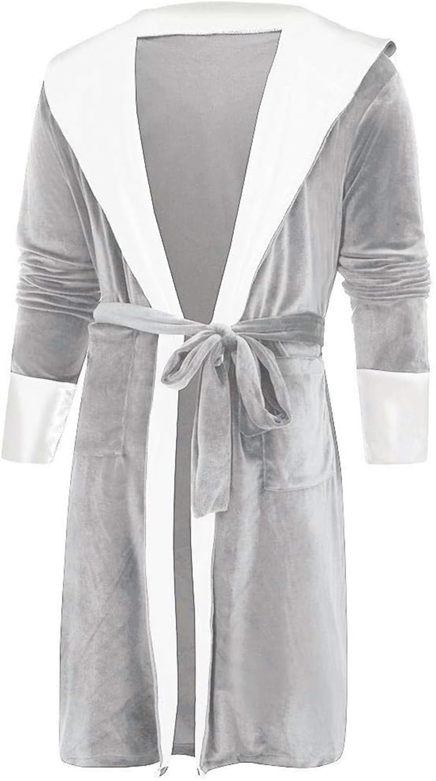 Accappatoio Accappatoi Lunghi da Donna in Pile di Peluche, Morbidi E Caldi, Pigiami Notte in Spugna Sherpa con Cappuccio Abbigliamento(D,S)
