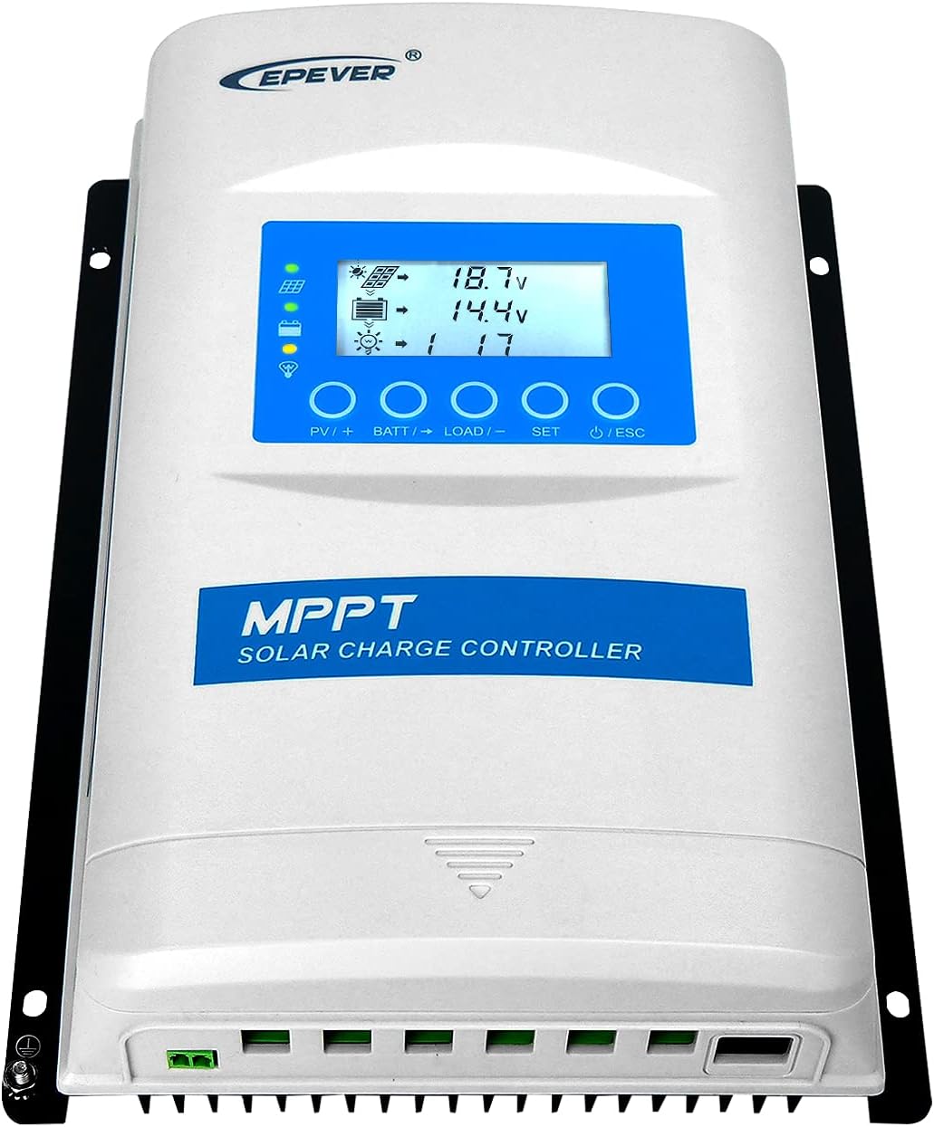 EPEVER MPPT Solar Charge Controller 40A 12/24/36/48V Auto Max PV 150V XTRA4415N-G3 Solar Panel Regulator for Gel Sealed Flooded Lithium User