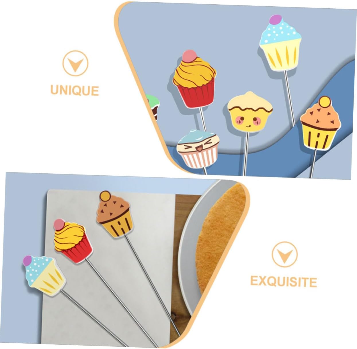 6pcs Cake Test Pin Cake Probe Bread Testing Sticks Cake Doneness Tester Baking Cake Tester Baking Testers Cake Tester for Baking Doneness Cake Testers Baking Test Tool Baking Tool