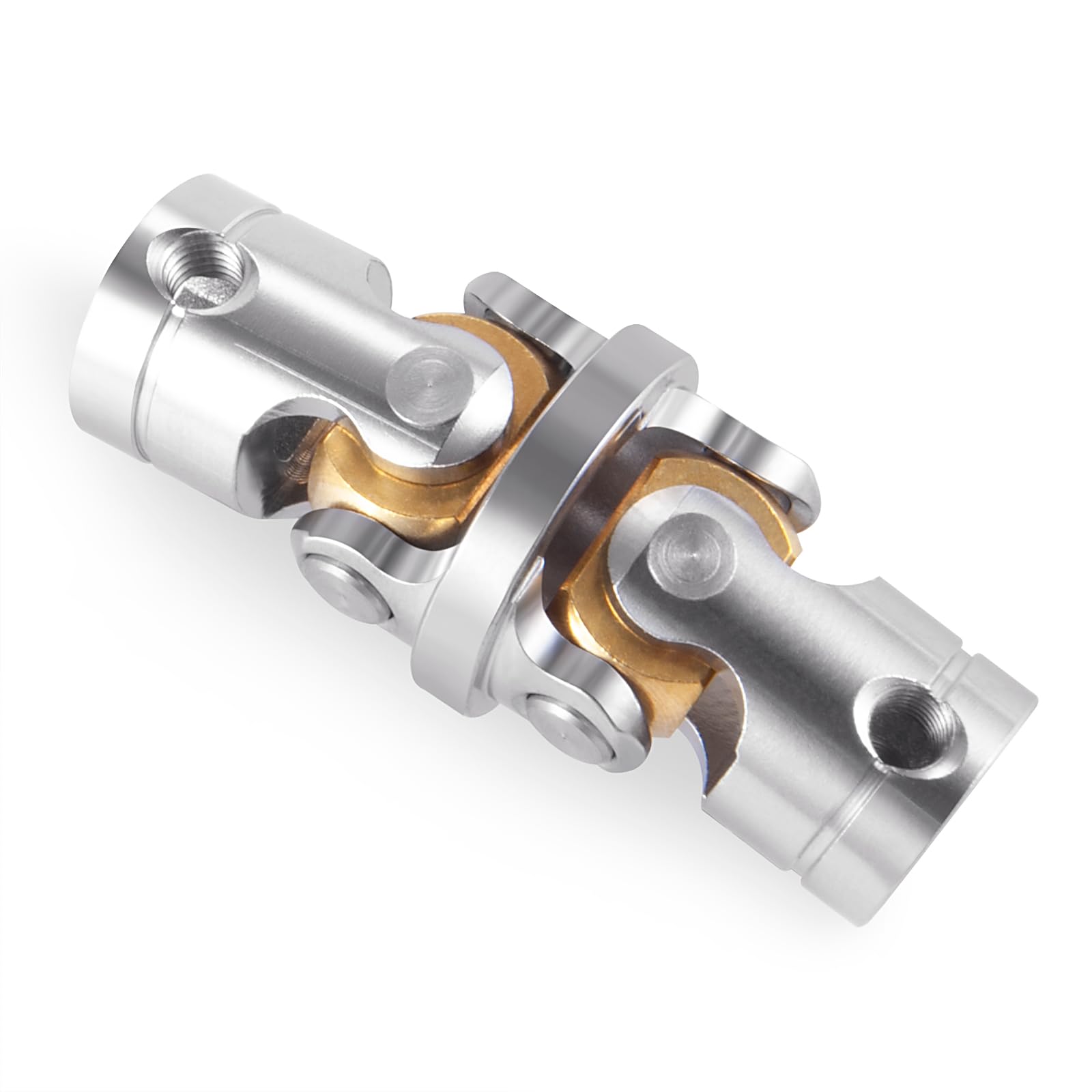 AXspeed 1/14th Joint Shaft Coupler Stainless Steel Steering Connector for Tamiya Trailer Tractor Climbing RC Truck (B) - Image 4