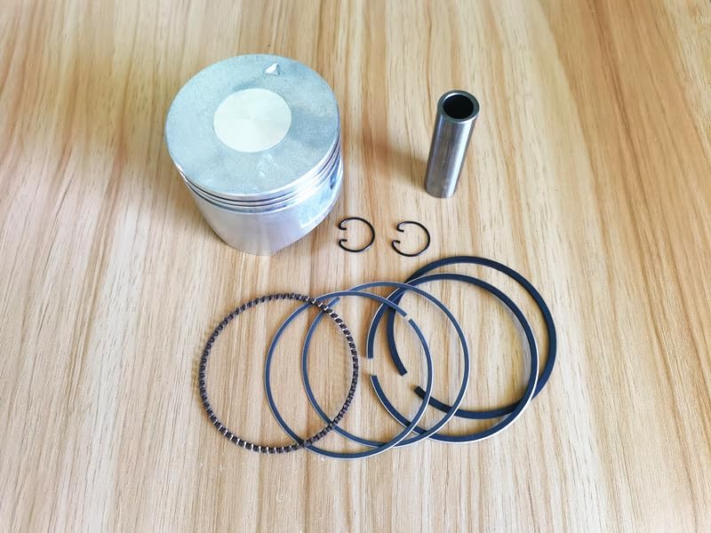Malockos Piston kit 68mm for GM182 GT600 MBG2900 MBG2902 MBG3500 engine water pump piston+ rings+ pin+ clip replacement