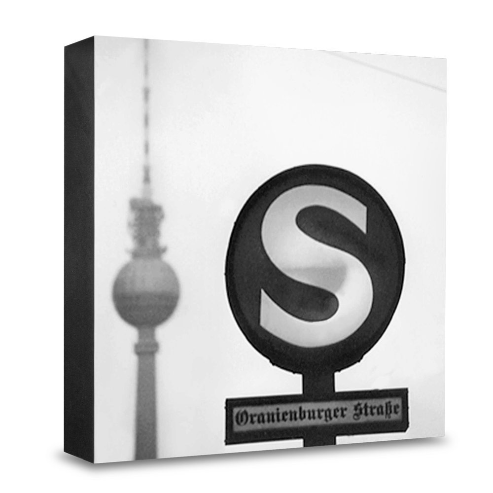 Tableau mural en bois Berlin HG-B100 pour sublimer votre bureau avec une touche urbaine