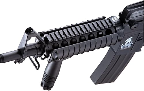 Miniatura 8 de Lancer Tactical Gen 2 RIS Classic M4A1 AEG Rifle de Airsoft con batería Nimh de 9.6v y cargador (1000 rondas de 0.20g BBS incluidas)