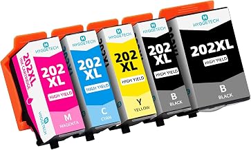 202XL Compatible Ink Cartridges 202XL 202 XL Compatible with Expression Premium XP-6000 XP-6005 XP-6100 XP-6105