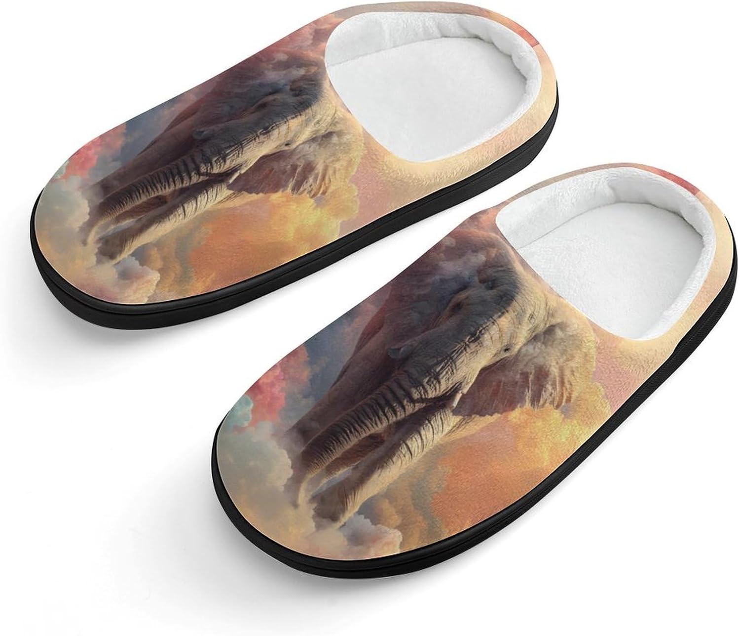 Elephant in The Clouds Kids House Shoes - Rubber Sole Comfort