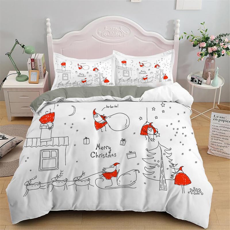 Funda nórdica blanca para cama 90 de microfibra de 155x220cm