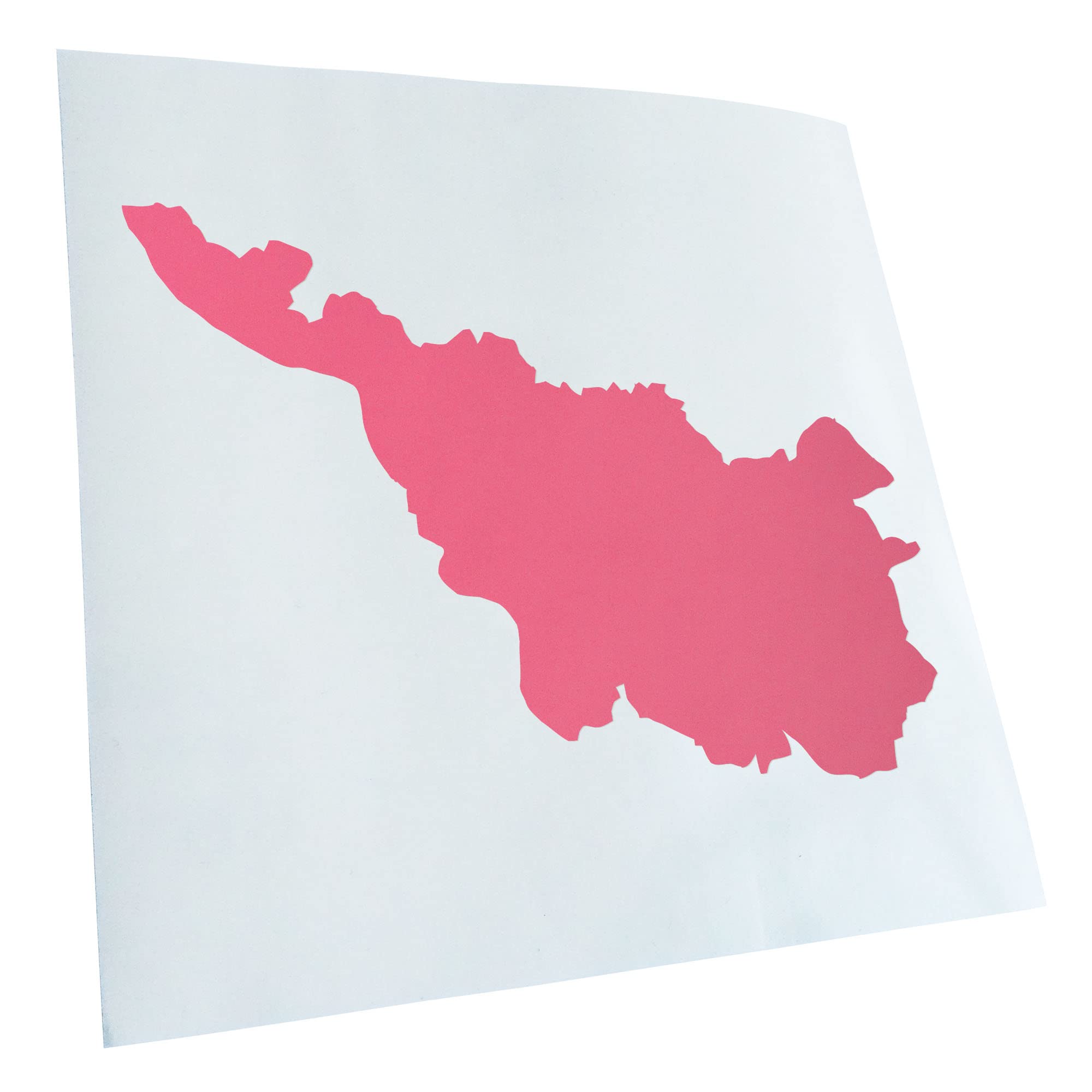 Kiwistar - Car Sticker - Light Pink - 40 x 29 cm Bremen Germany Silhouette - Rear Window Car Sticker Weatherproof for Car Truck Moped Truck - Sticker Exterior Self-Adhesive Tuning Accessories for