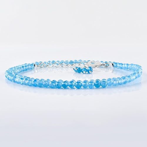 Miniatura 52 de Natural Grey Moonstone Gemstone Micro Round Beads Dainty Choker Necklace Jewelry for Women Healing Chakra Crystals June Birthstone Gift for Her