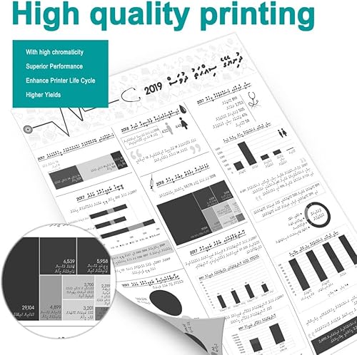 Miniatura 4 de Cartucho de tóner GPR-43 (4792B003AA) - 1 paquete negro NUC compatible con GPR43 cartucho de tóner de repuesto para impresora Canon GPR-43
