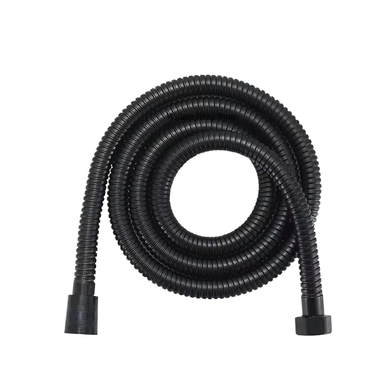 Kdberhfsa Black Shower Hose 1.5/2M /Silver Flexible Shower Hose Stainless Steel Long Bathroom Shower Pipe Extension Bathroom Accessories(,1.5M)