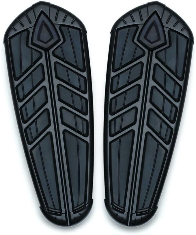 Kuryakyn 5651 Motorcycle Foot Control Component: Spear Driver Floorboard Inserts for 2014-19 Indian Motorcycles, Satin Black, 1 Pair