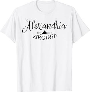 Alexandria Virginia Shirt Classic Alexandria VA US City T-Shirt