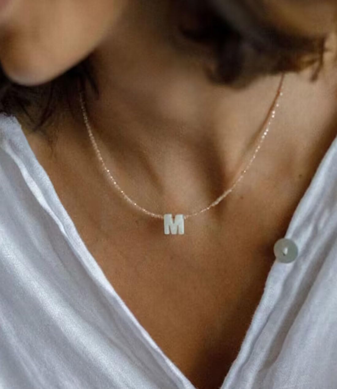 Initial Necklaces for Women - Trendy Beaded Choker Necklace for Women, Handmade Letter Choker Necklace Jewelry for Women - Image 6